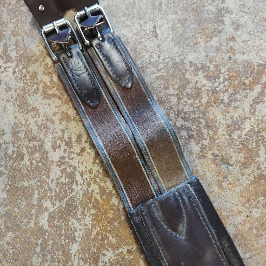 Double elastic- leather- fancy stitch