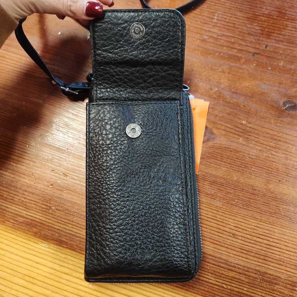 small wallet purse with phone holder