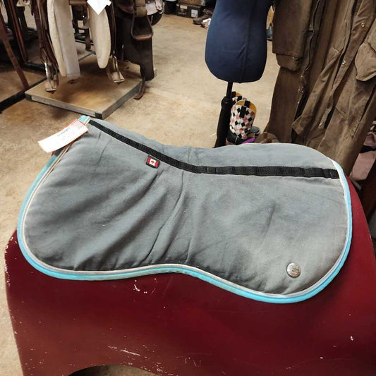 Quilted- grey and blue- memory foam