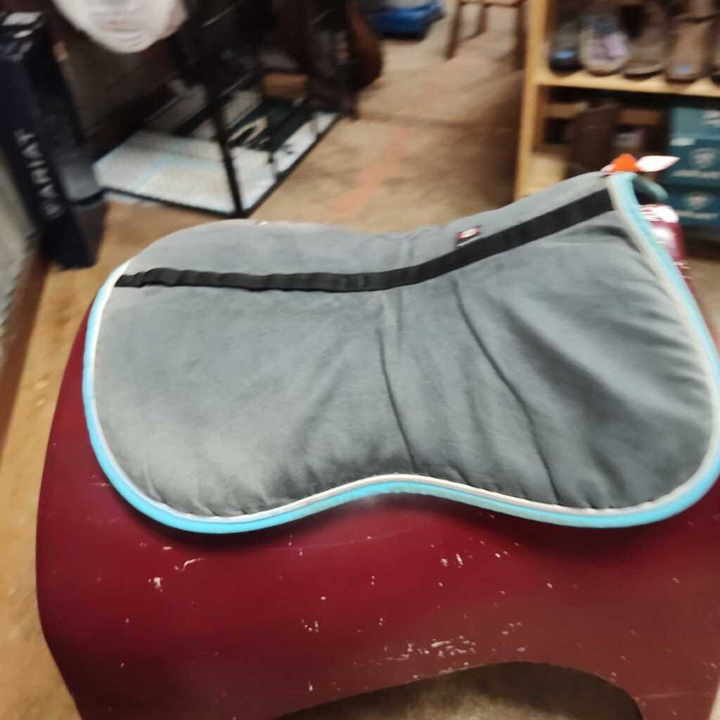 Quilted- grey and blue- memory foam