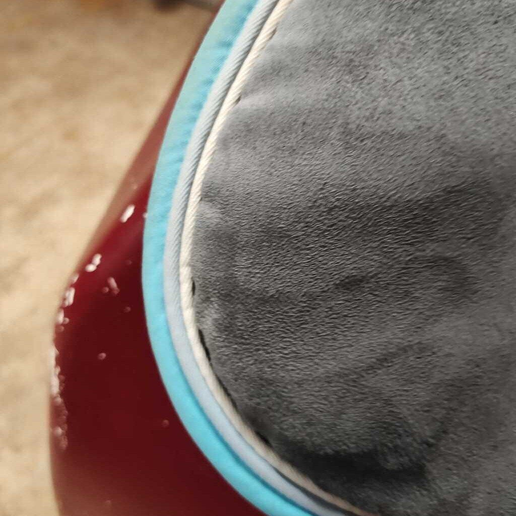 Quilted- grey and blue- memory foam