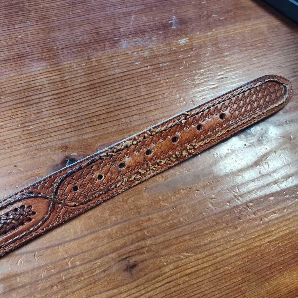 leather- braided details