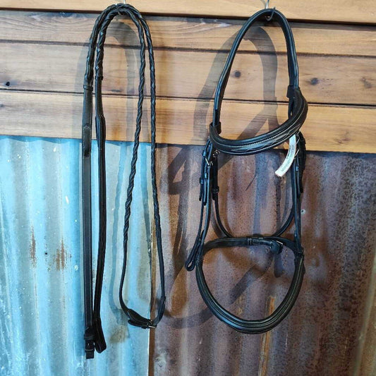 Bridle and reins- fancy stitch