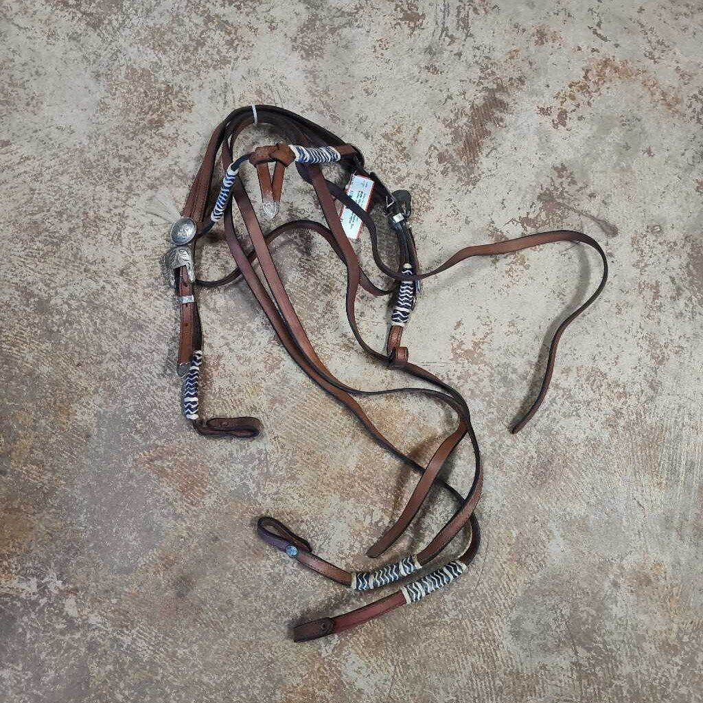 Set- leather and rawhide detail