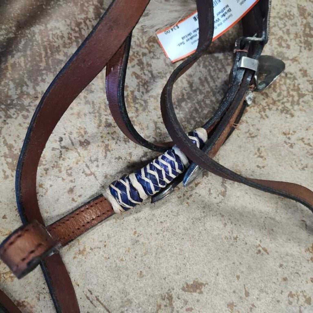 Set- leather and rawhide detail