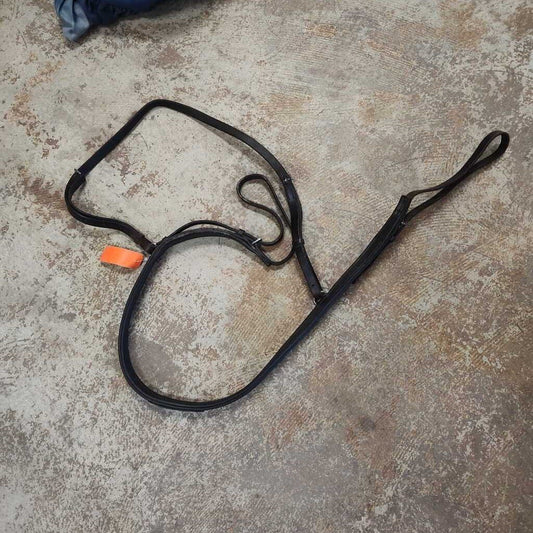 Leather padded breast strap