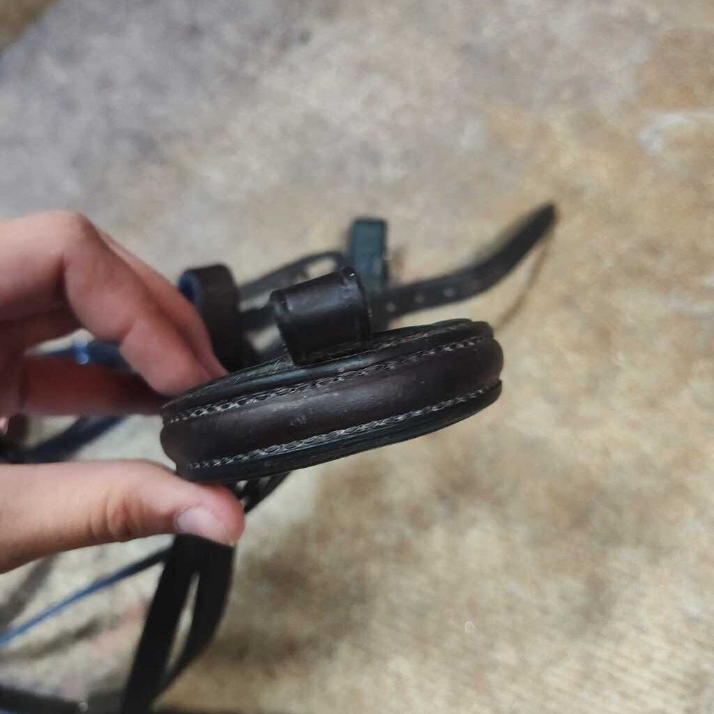 Leather raised, padded