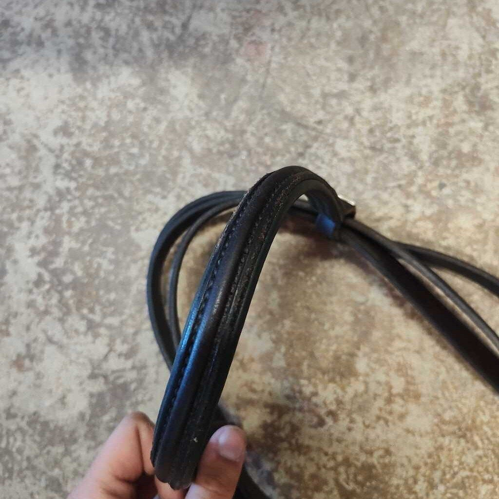Leather raised, padded
