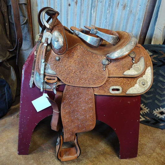 Broken Horn show saddle -set!