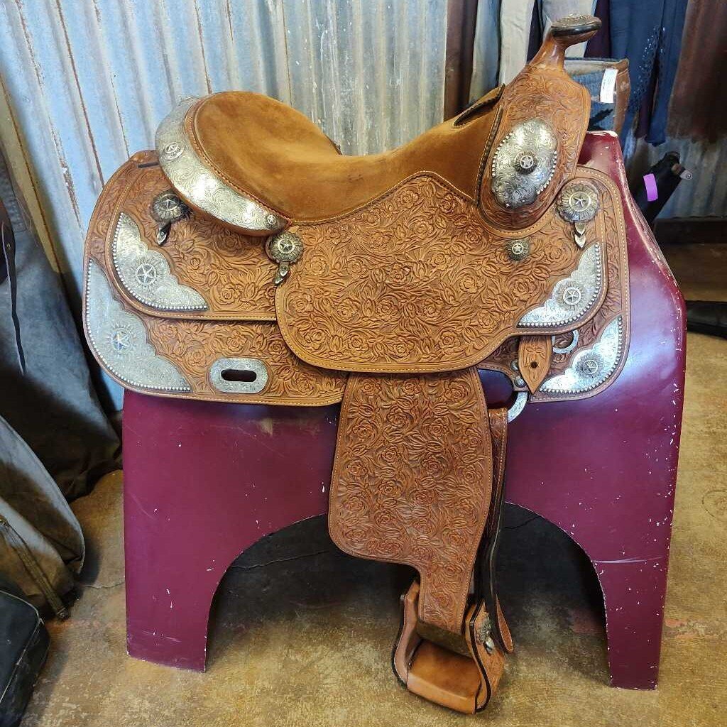 Broken Horn show saddle -set!