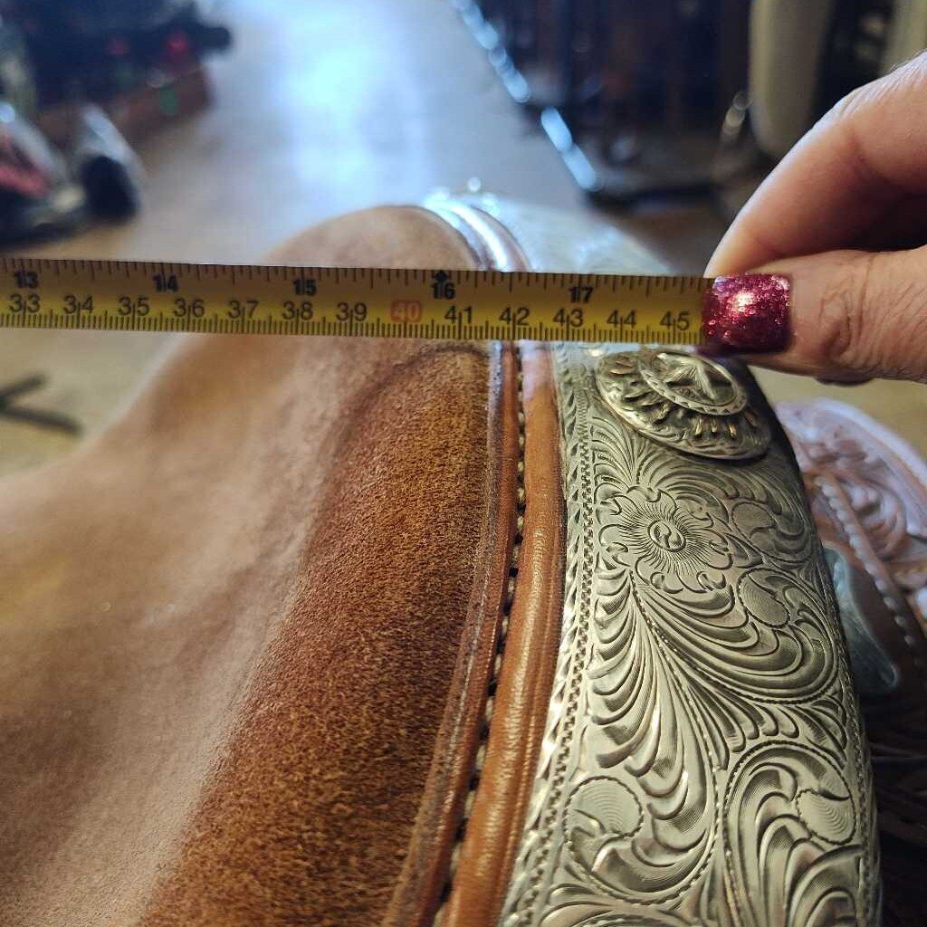 Broken Horn show saddle -set!
