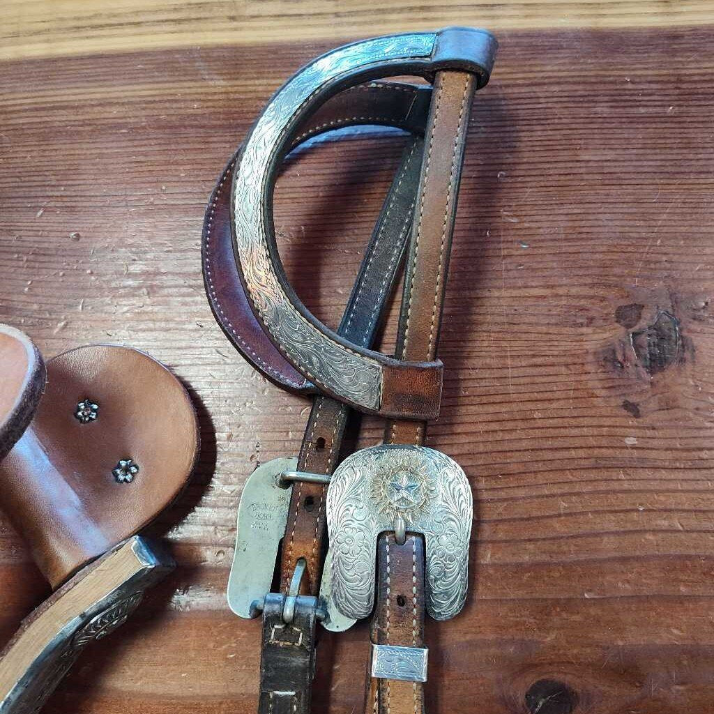 Broken Horn show saddle -set!