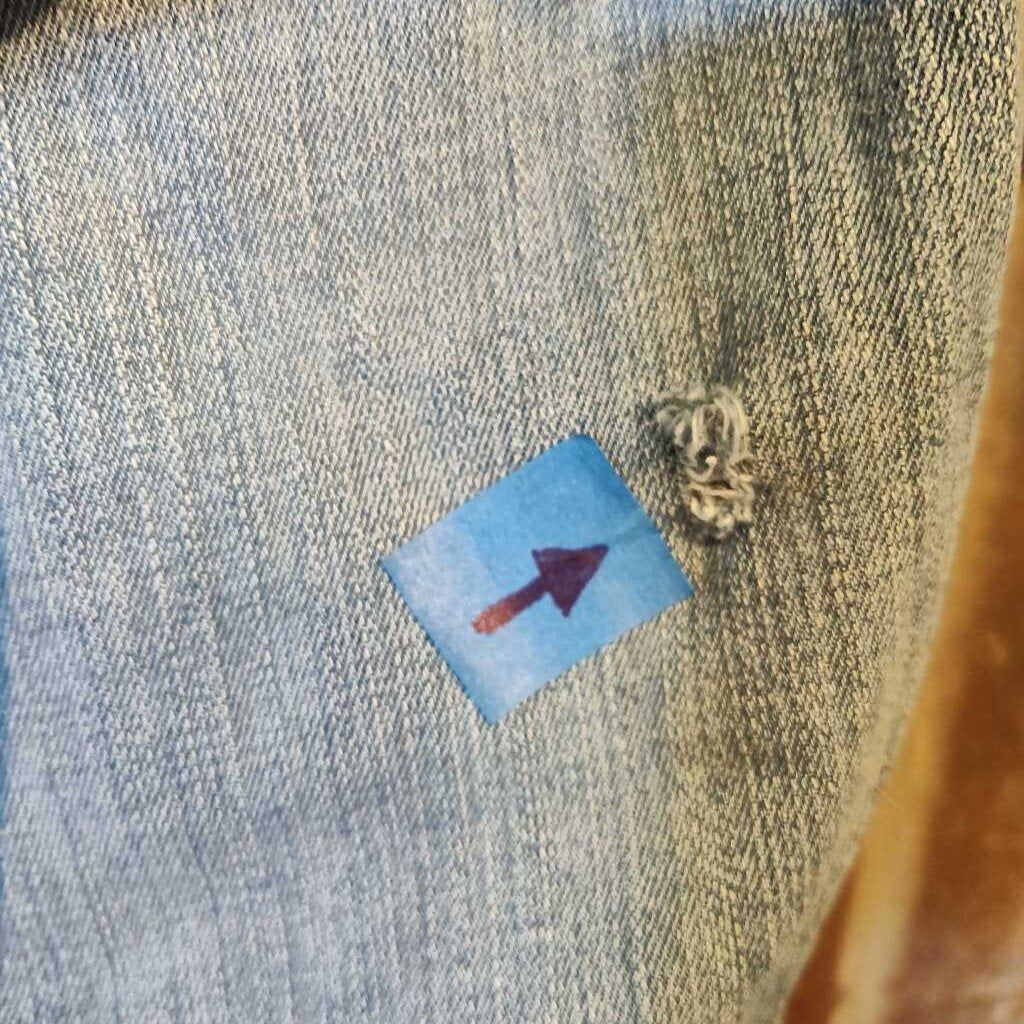 jeans- small snag