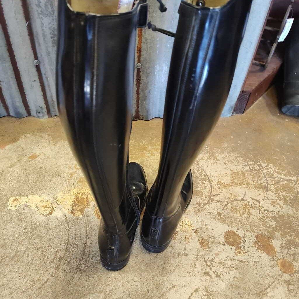 patent leather dress boots