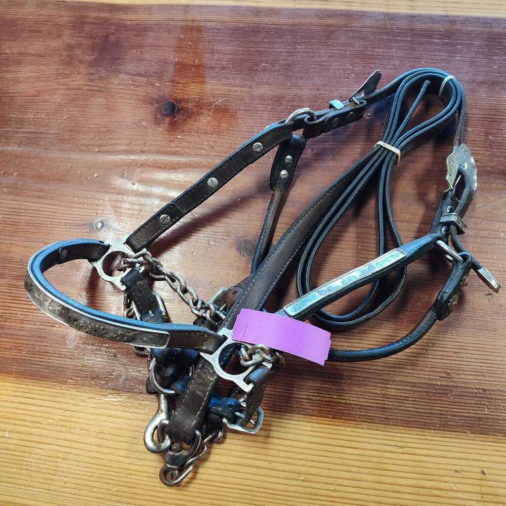 Show halter- rubies/ silver