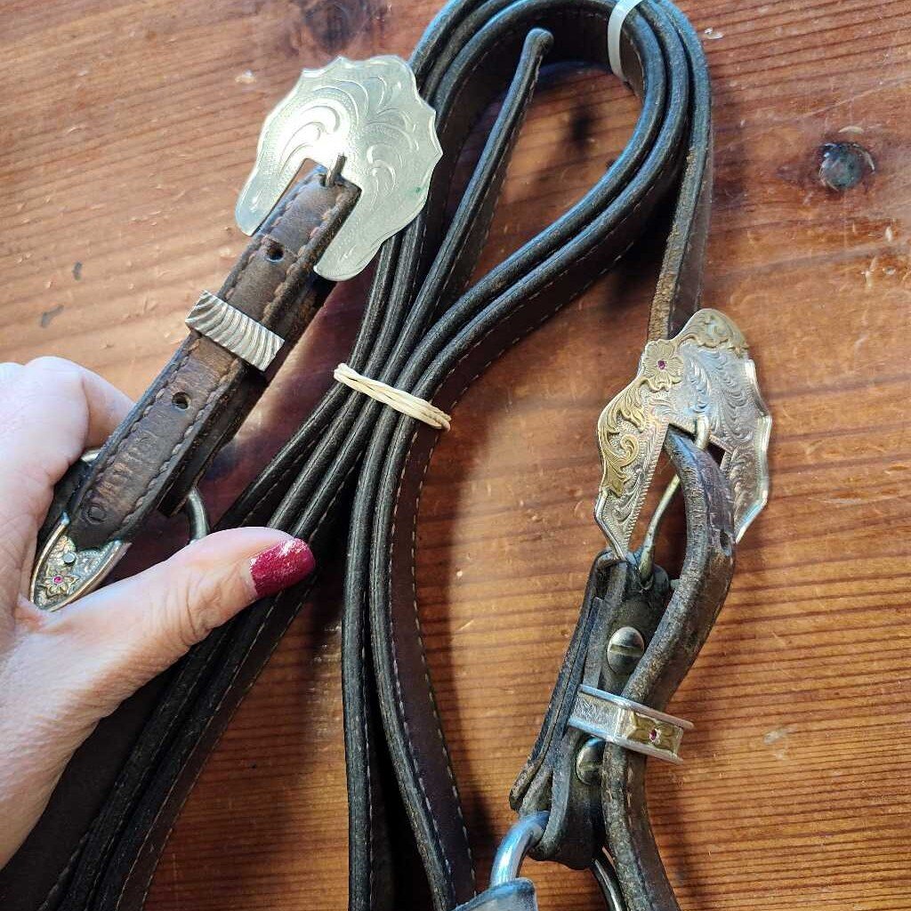 Show halter- rubies/ silver