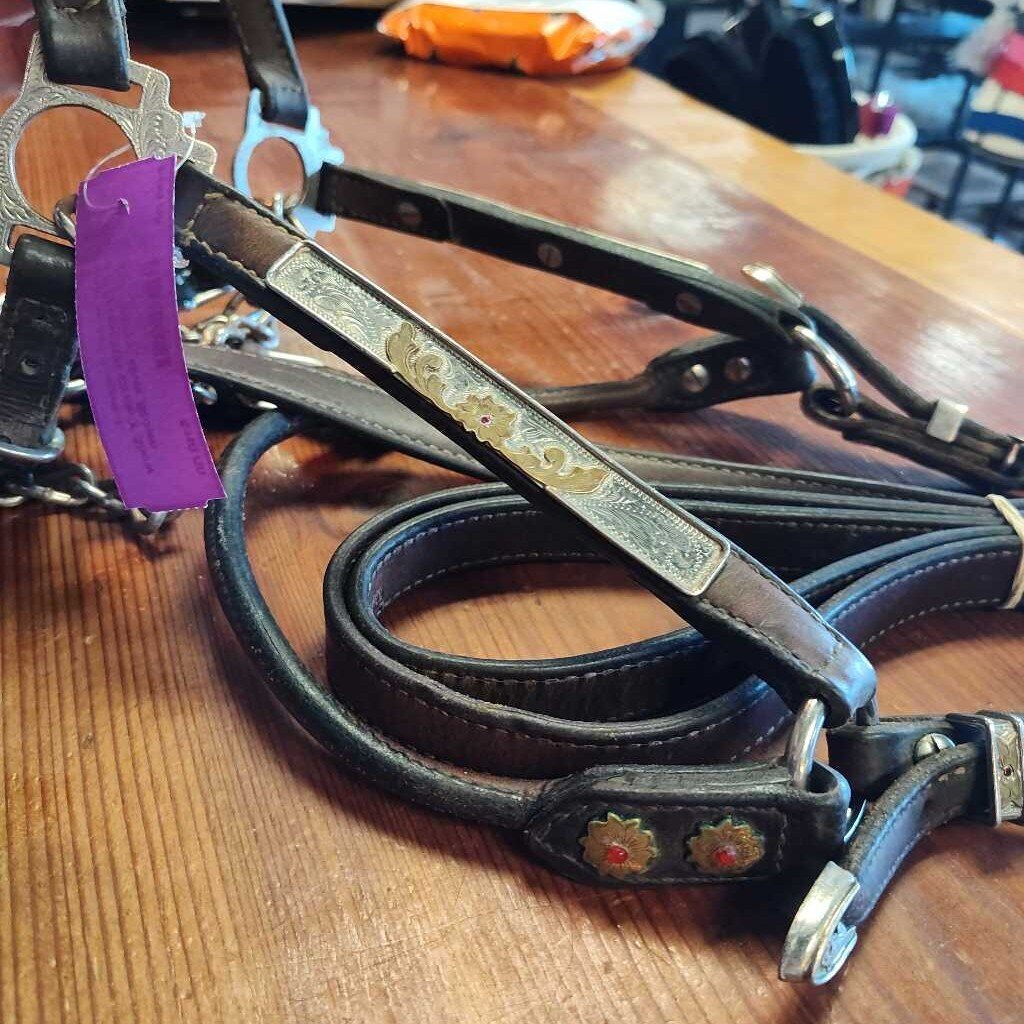 Show halter- rubies/ silver