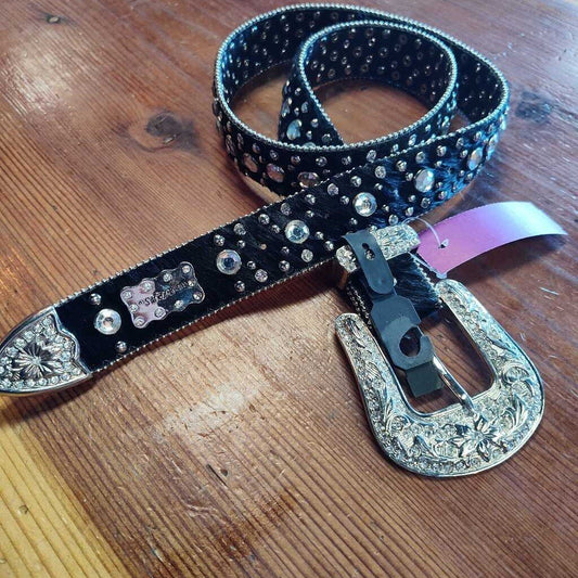 Cowhide and gems