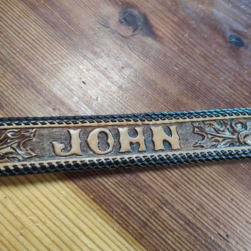 Leather Acorn pattern "JOHN"