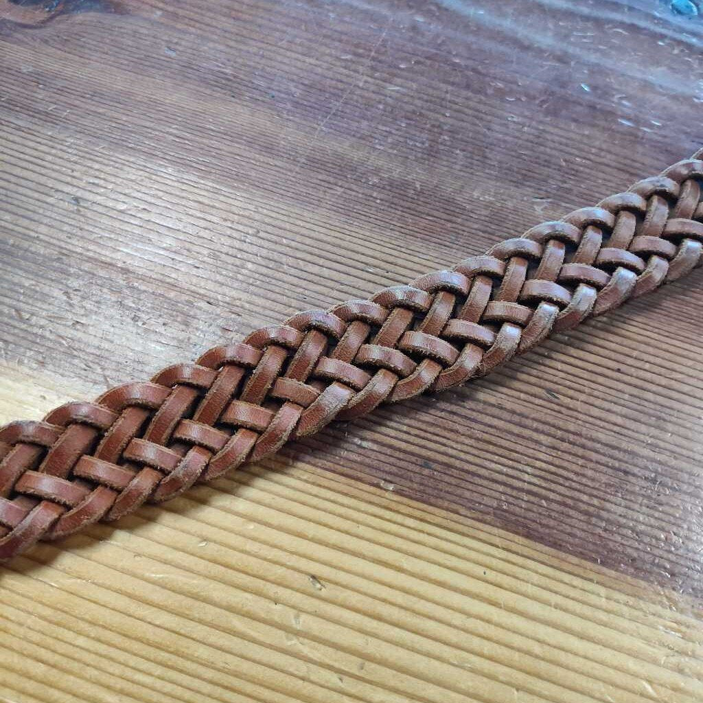 Leather braided