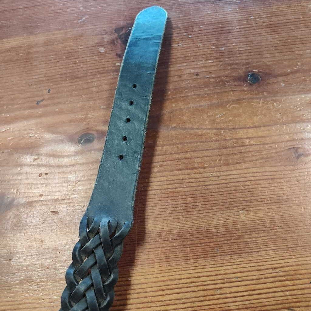 Leather braided