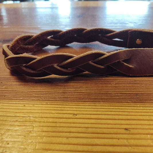 Leather braided
