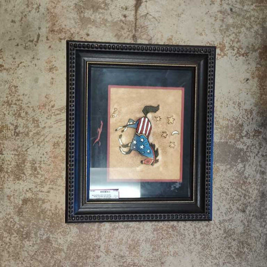 America horse signed print