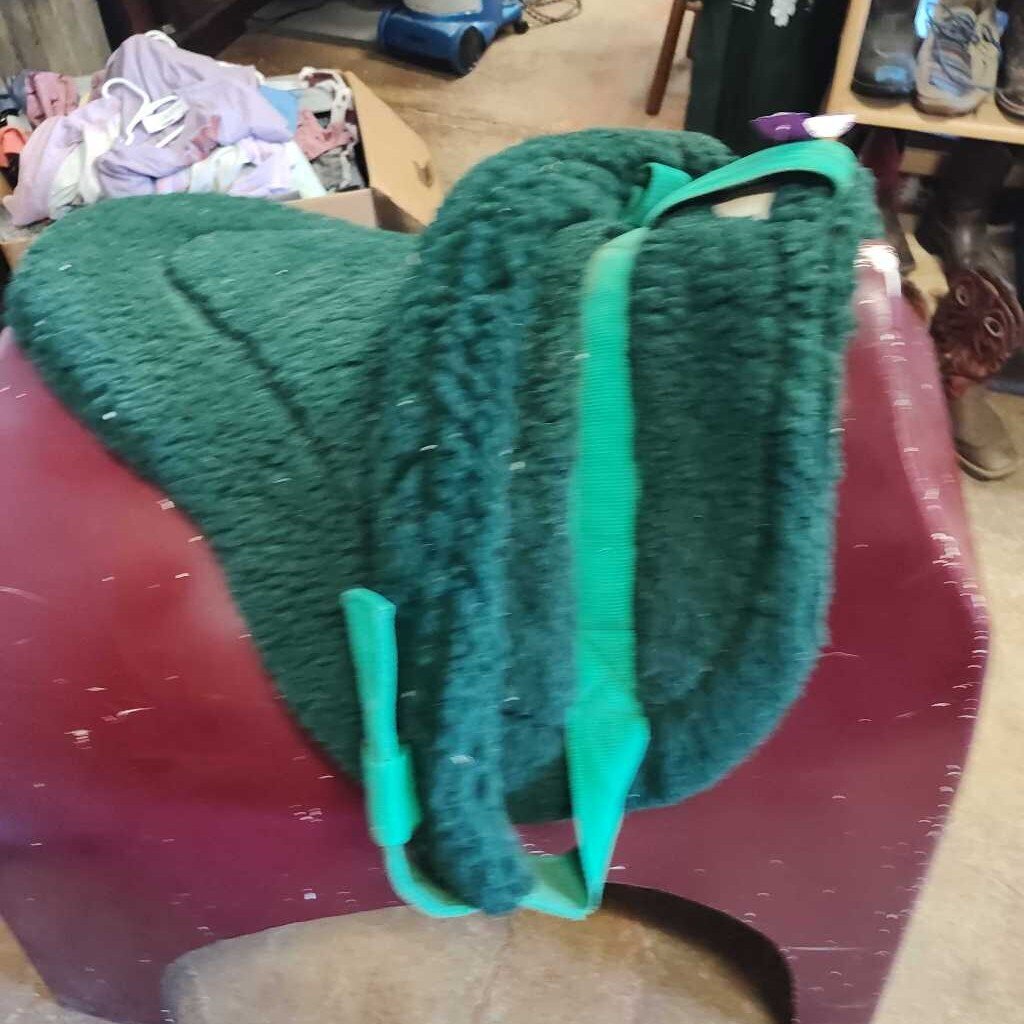 Fleece bareback pad