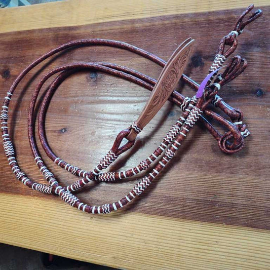Leather braided- new