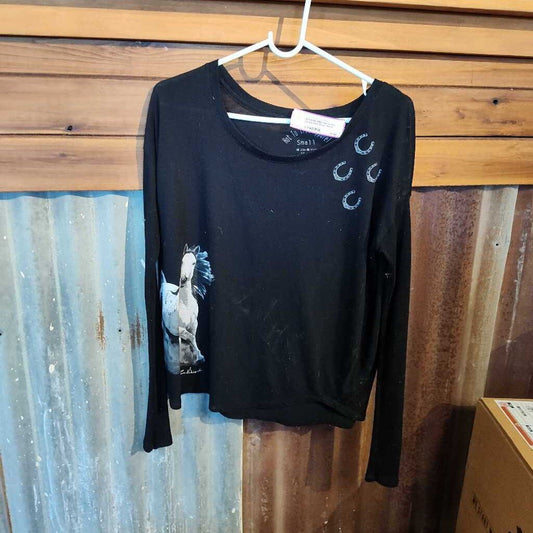 long sleeve- horse- adult