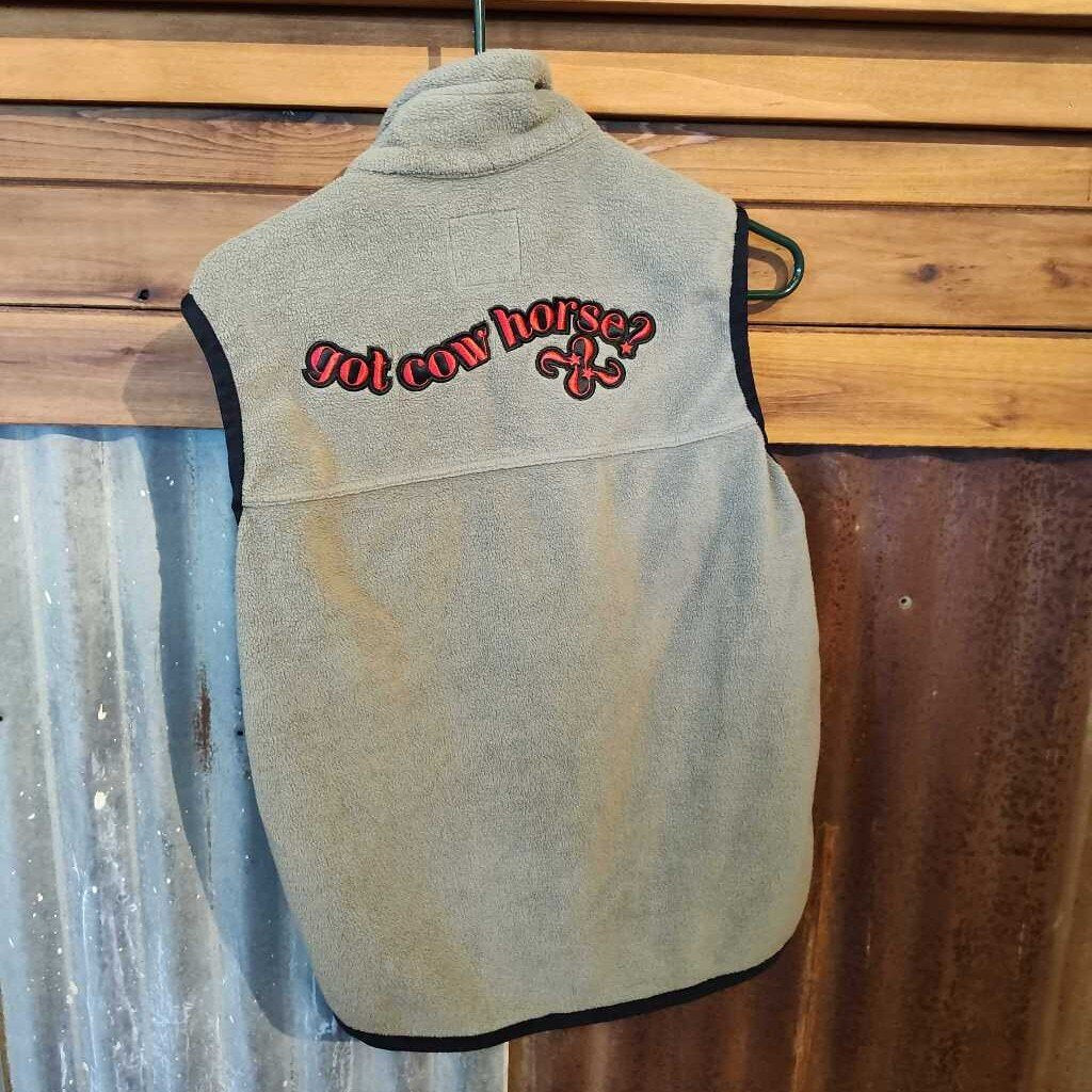 Vest- adult- "got cow horses?"