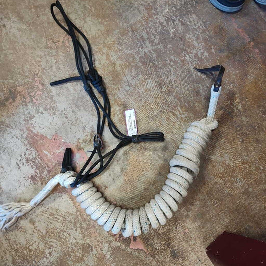 Natural hackamore set