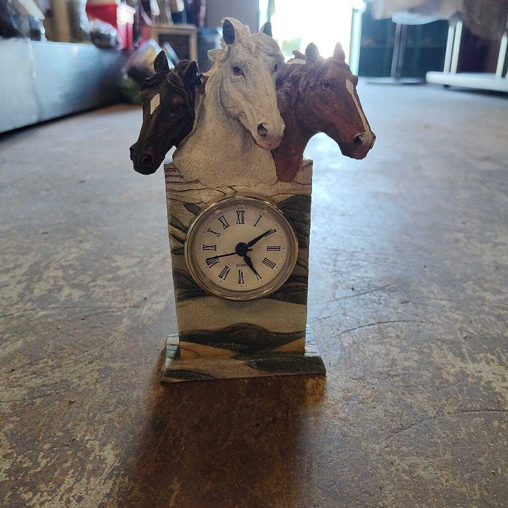 Horses Clock