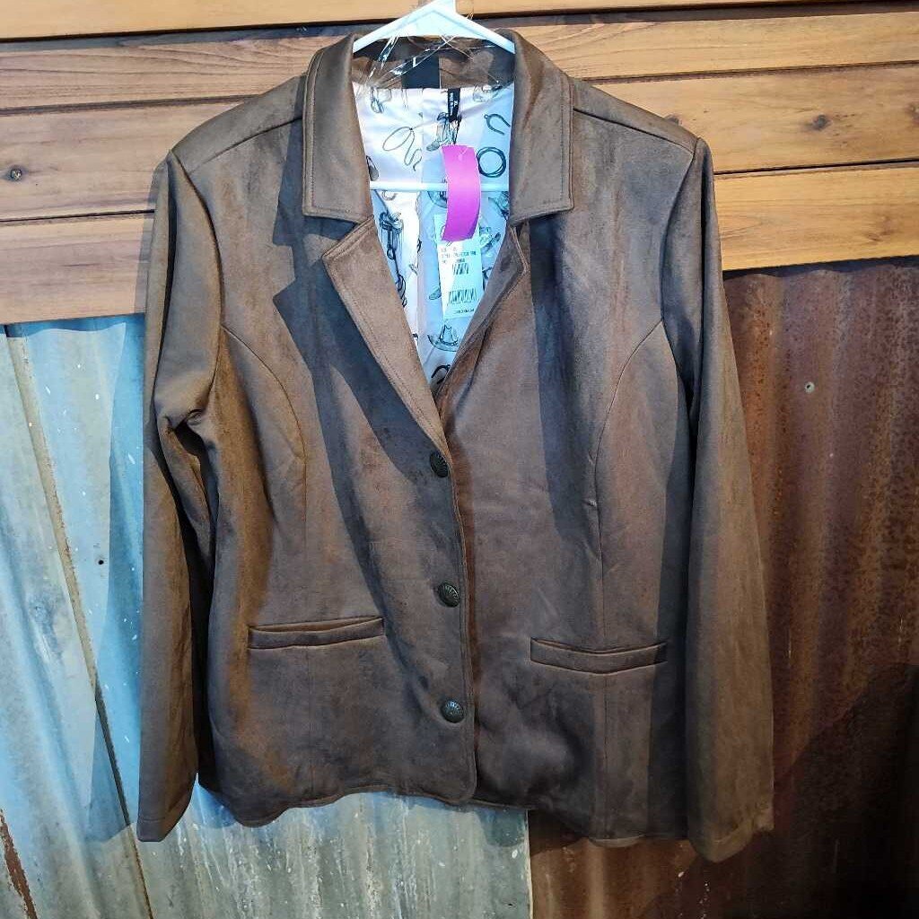 Ladies- Suede like blazer