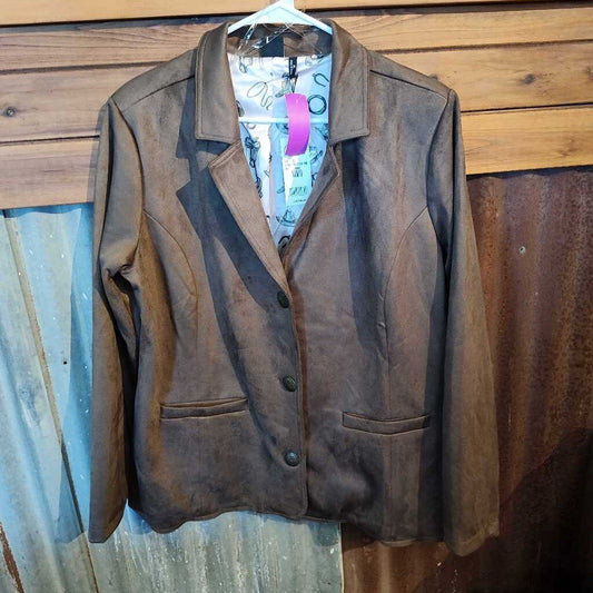 Ladies- Suede like blazer