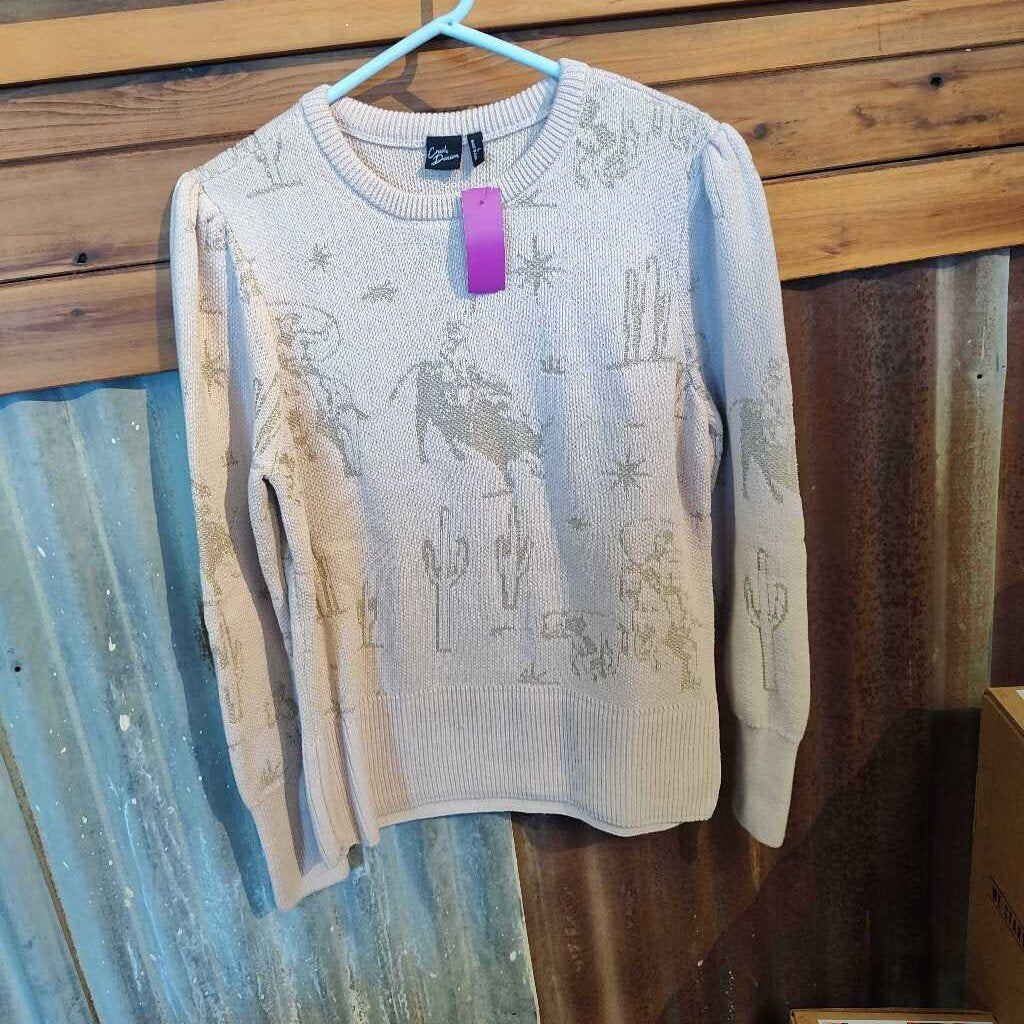 Ladies- Long sleeve knit sweater