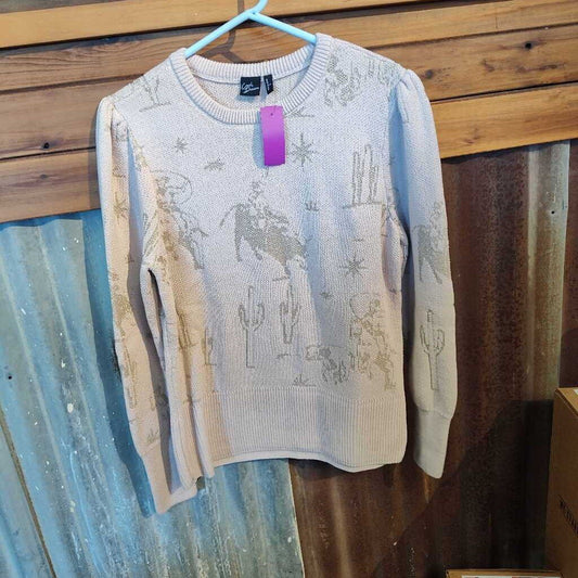 Ladies- Long sleeve knit sweater