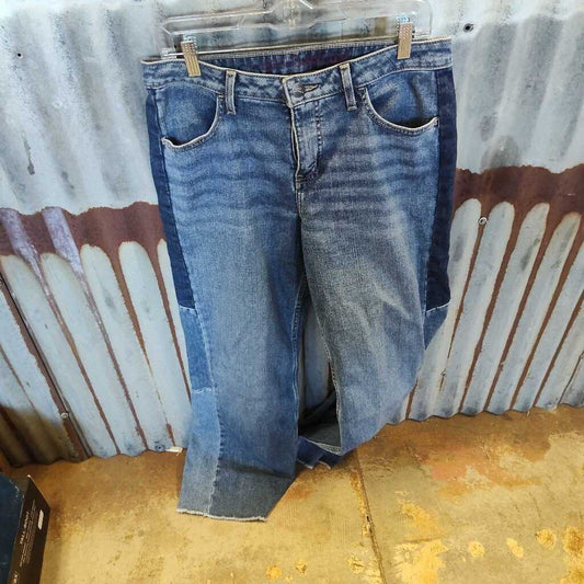 2 tone wide leg