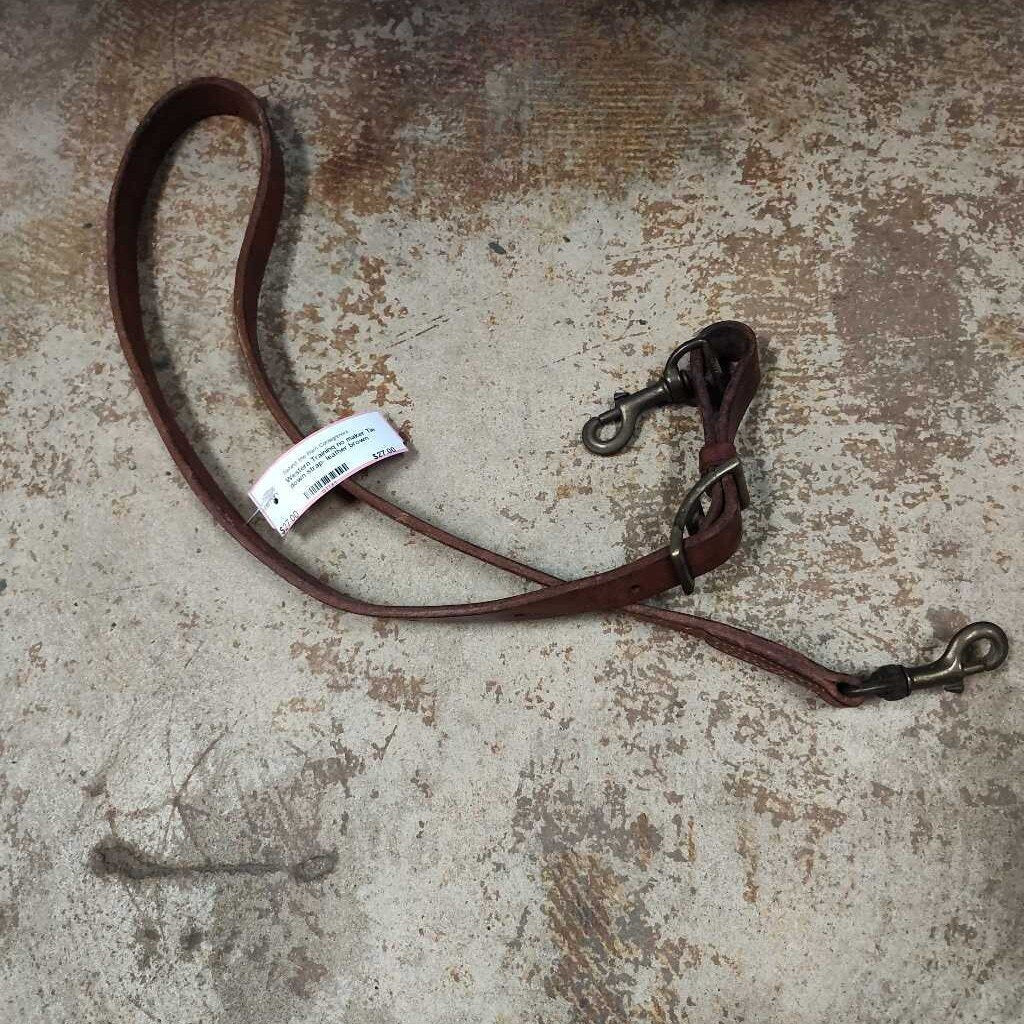 Tie down strap- leather
