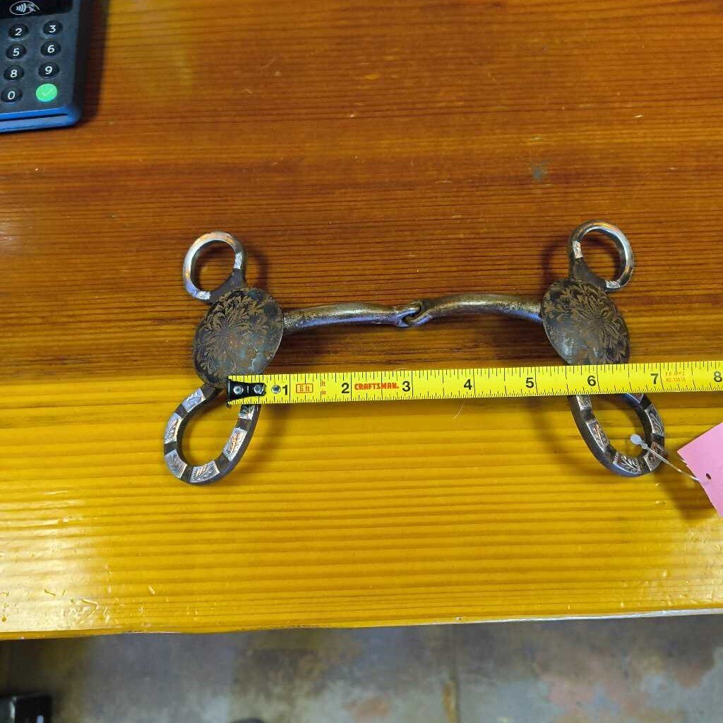Short shank Snaffle- concho