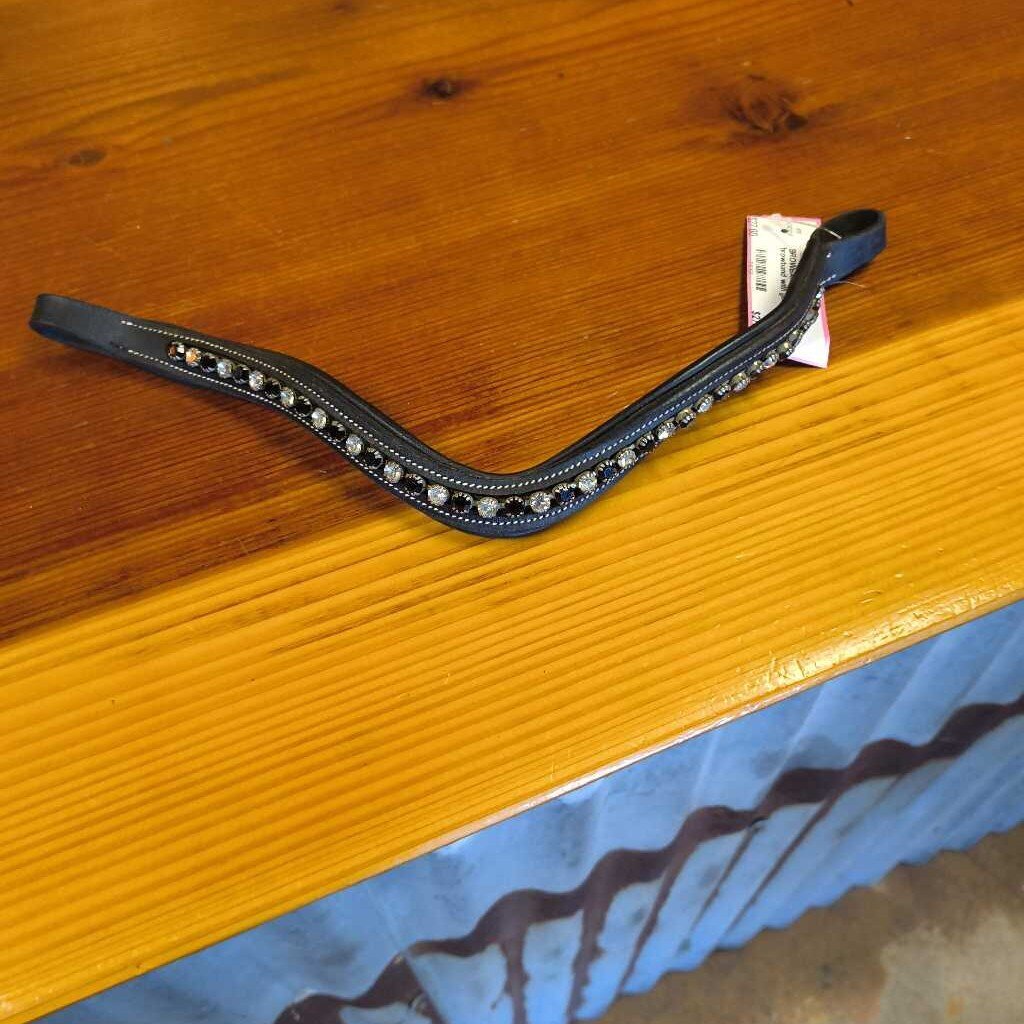English browband with gems