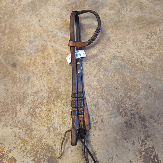 single ear style leather and braided