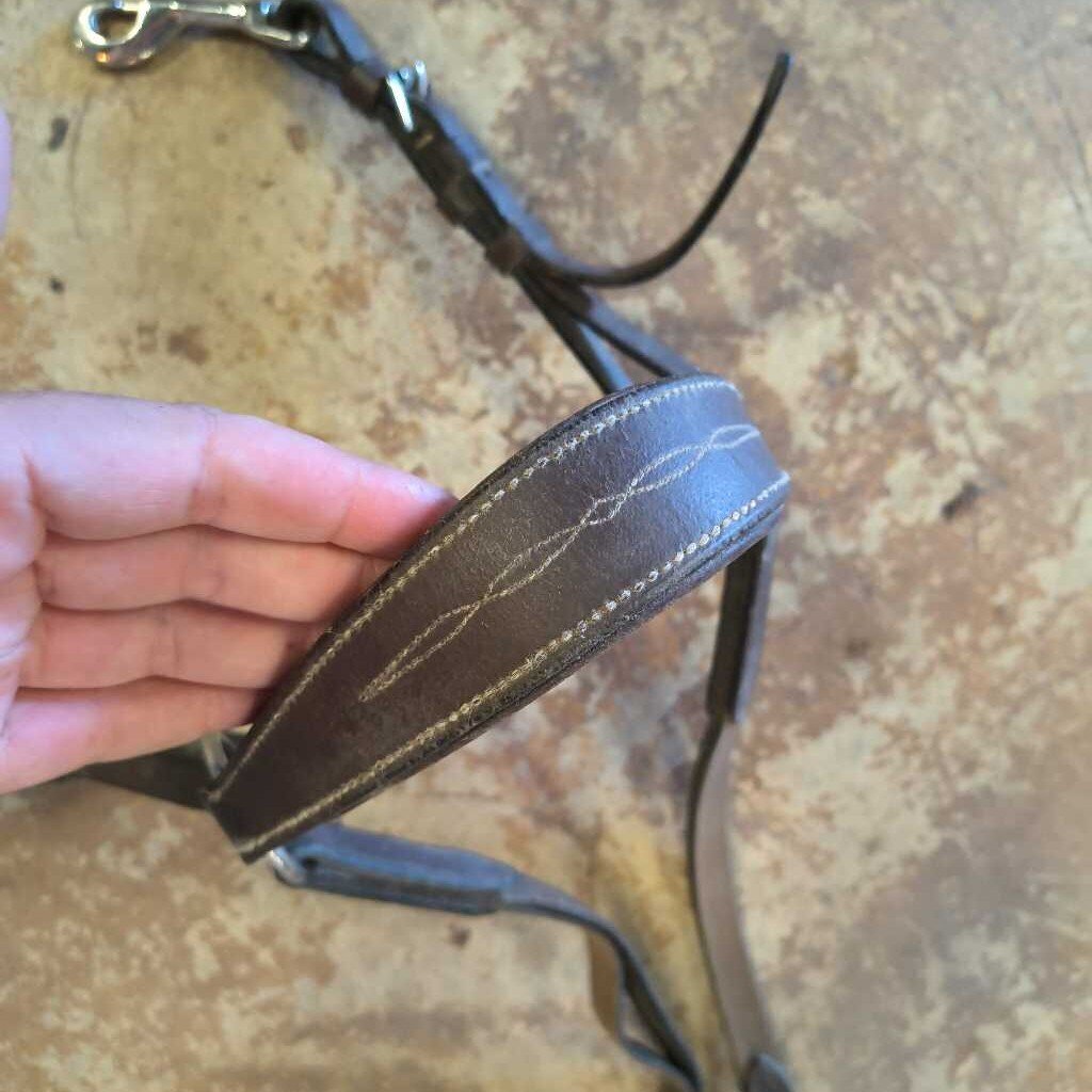 Leather and elastic