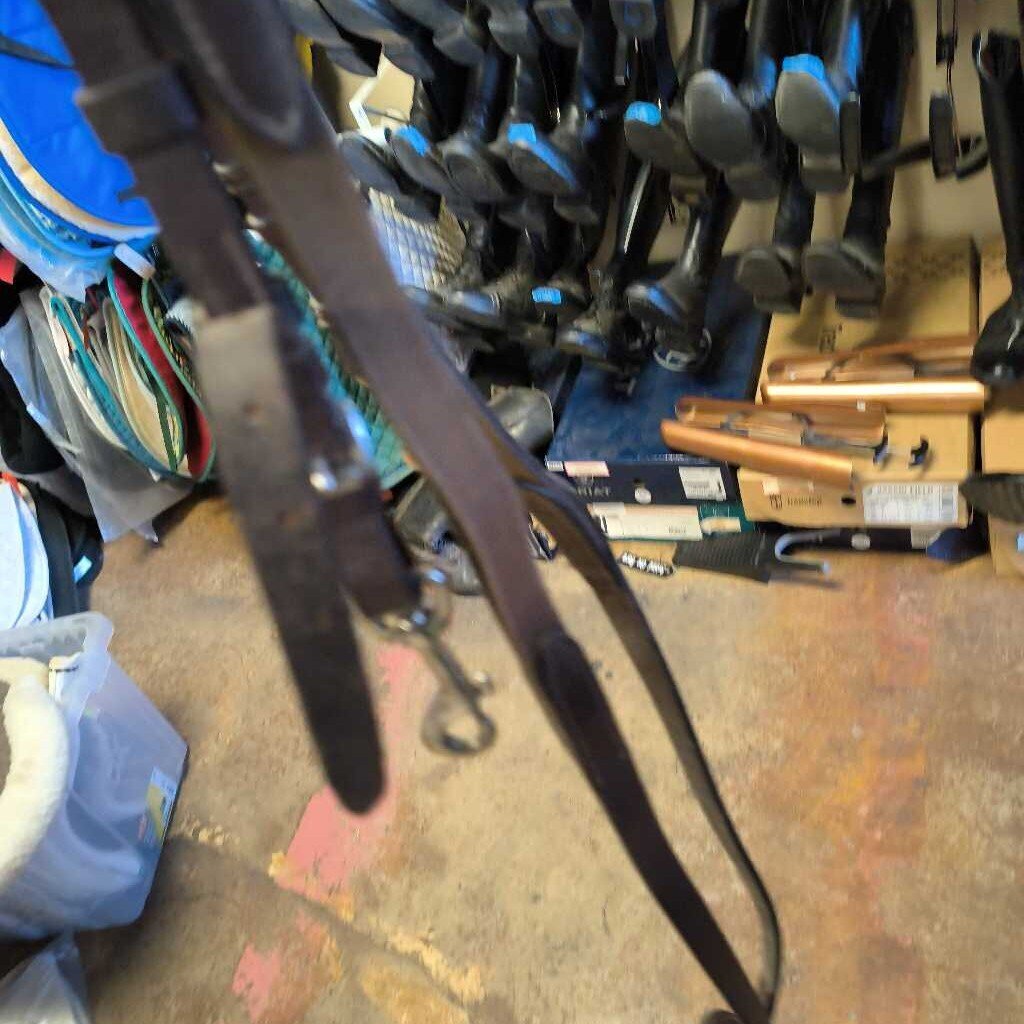 Leather and elastic