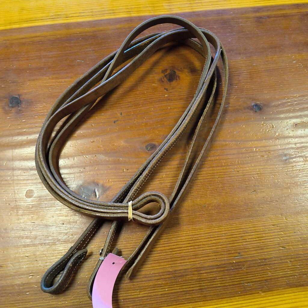 Leather split reins