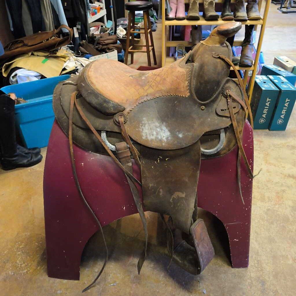 western saddle- older