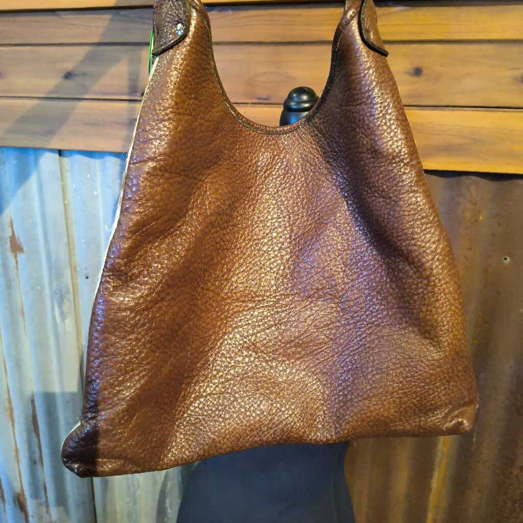 Shoulder bag-cow hide