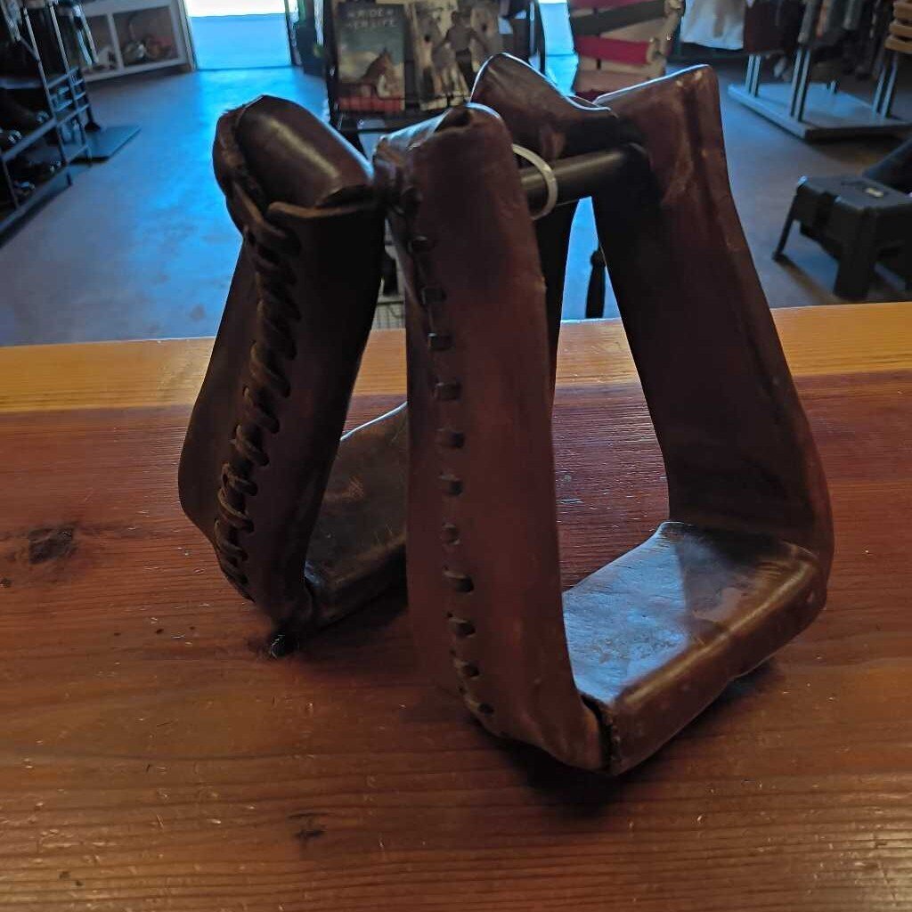 Adult western stirrups- leather