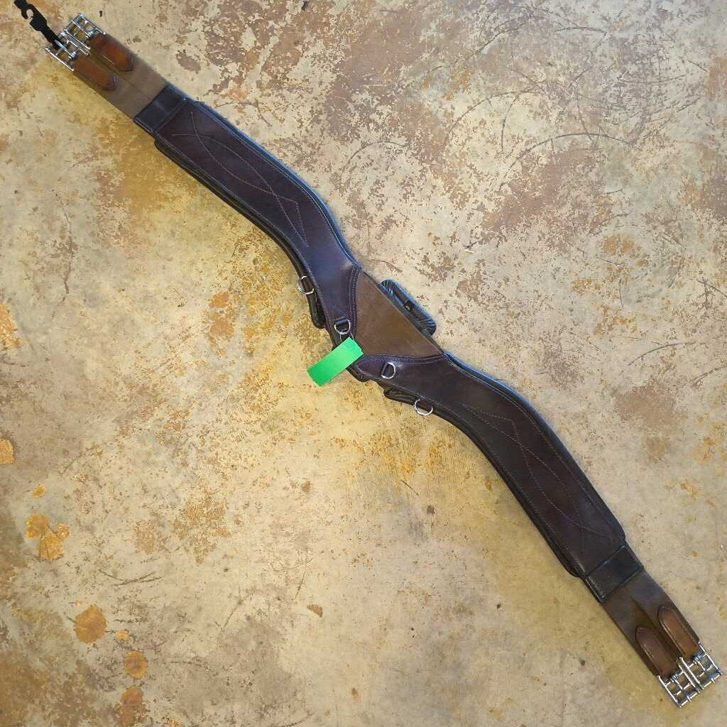 leather and elastic egro girth