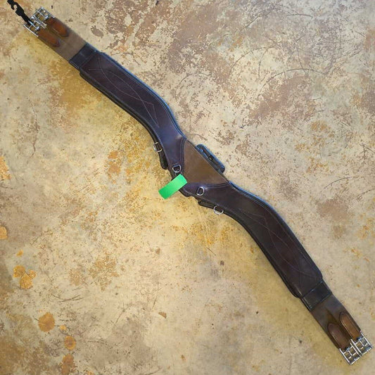 leather and elastic egro girth